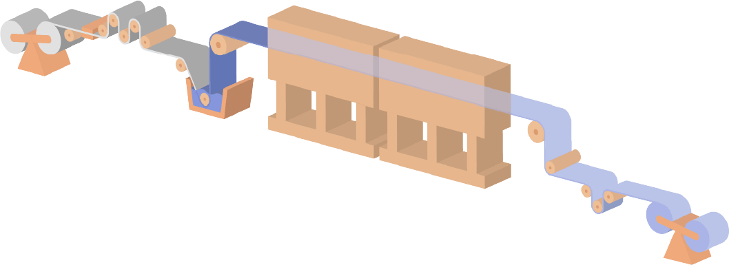 横型含浸乾燥機